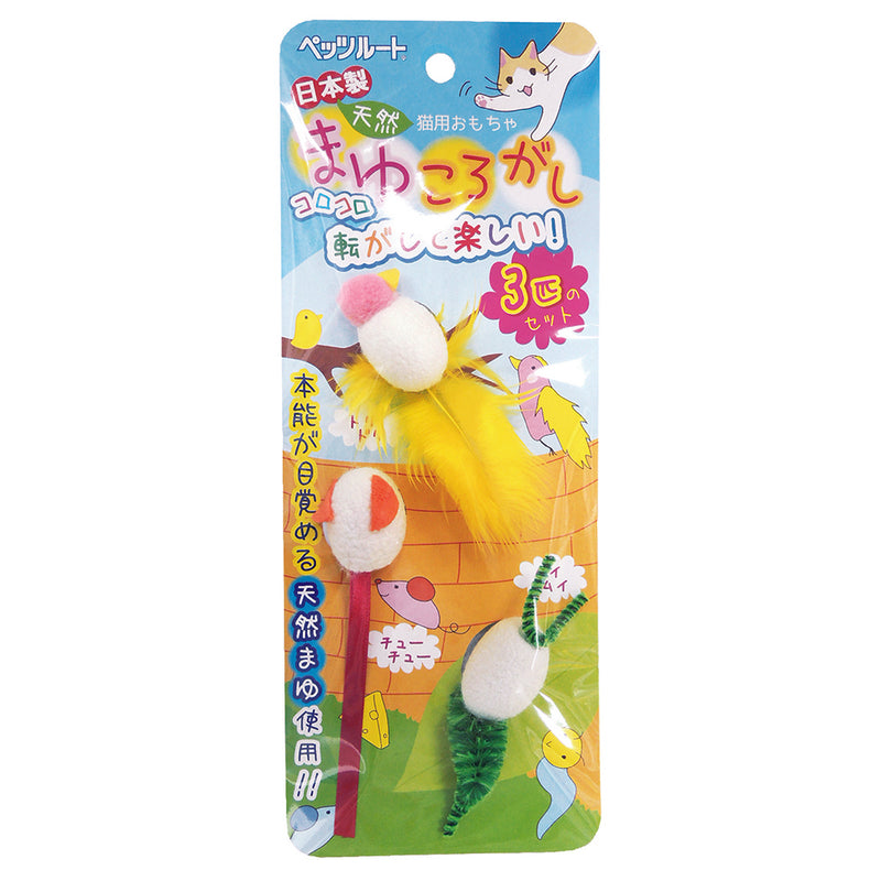 Petz Route Cat Toy Natural Silk Toy Rolling