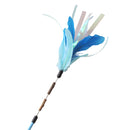 Petz Route Cat Toy Rustling Sounds Stick Toy with Silvervine Blue