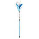 Petz Route Cat Toy Rustling Sounds Stick Toy with Silvervine Blue