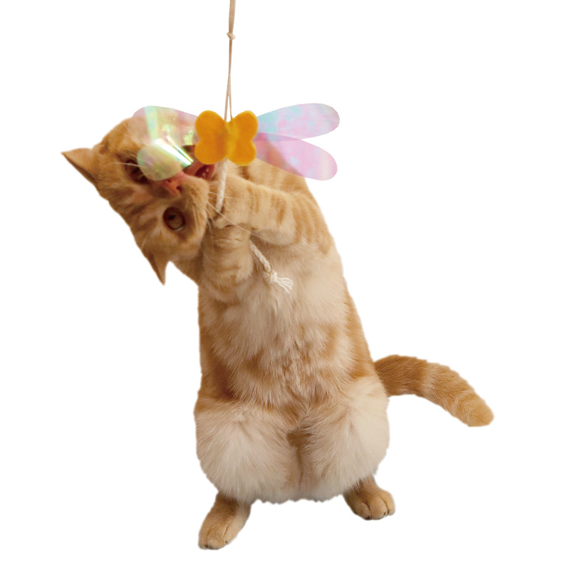Petz Route Cat Toy Rustling Toy with Paper String Butterfly