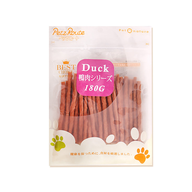 Petz Route Dog Treats Duck Jerky 180g