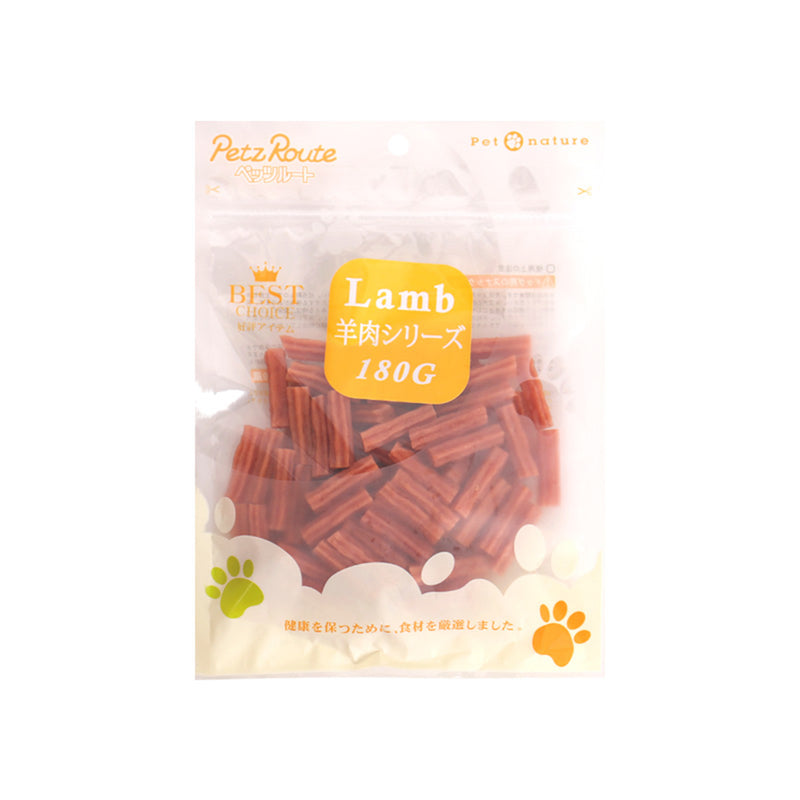 Petz Route Dog Treats Lamb Twisted Stick 180g