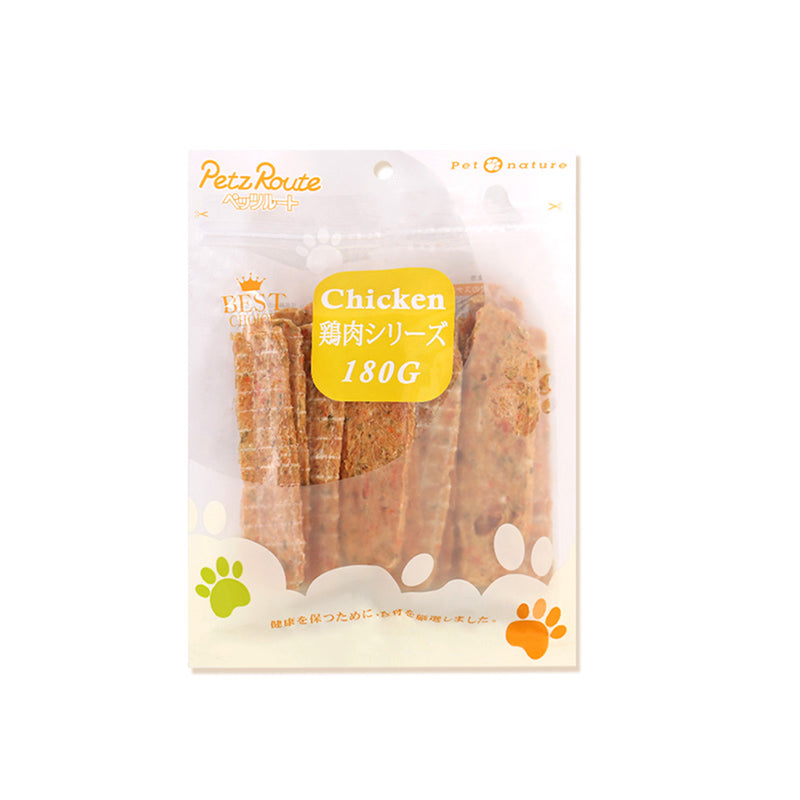 Petz Route Dog Treats Veggie & Chicken Steak 180g