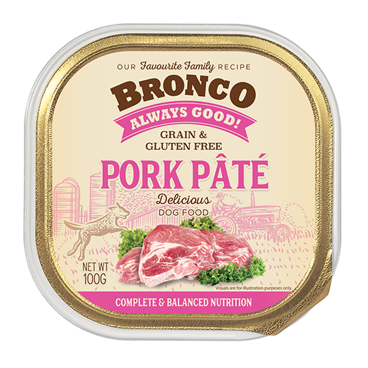 Bronco Dog Pork Pate 100g