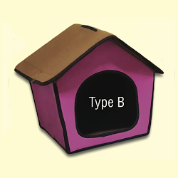 Pet Portable House Type B (Pink)