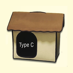 Pet Portable House Type C (Cream)