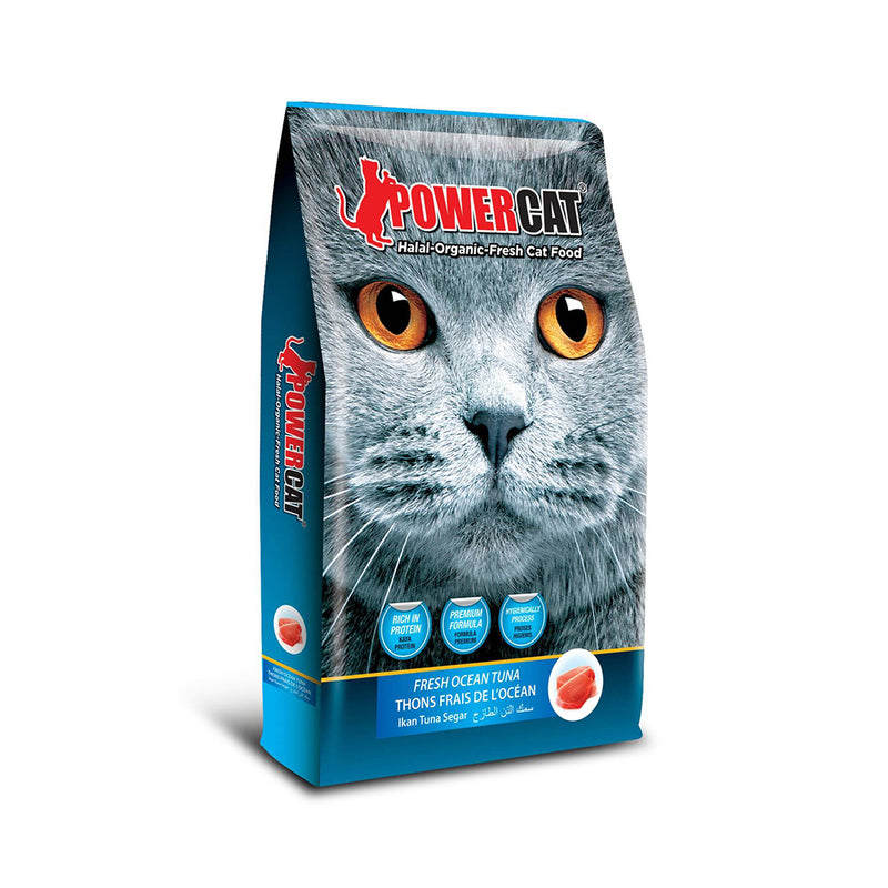 Powercat Halal-Organic-Fresh Cat Food Fresh Ocean Tuna 1.4kg