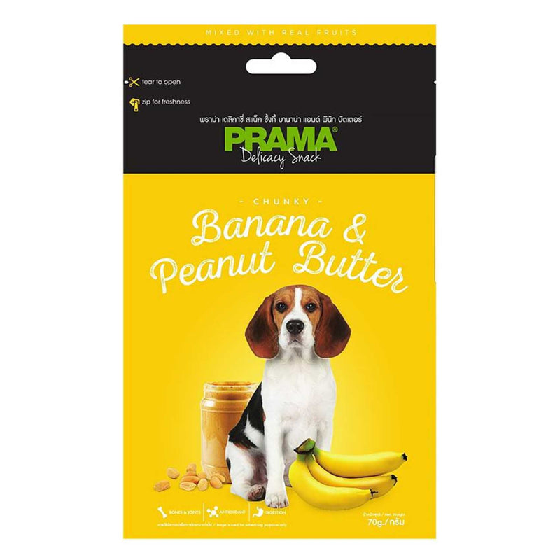 Prama Delicacy Snack Chunkie Banana & Peanut Butter 70g