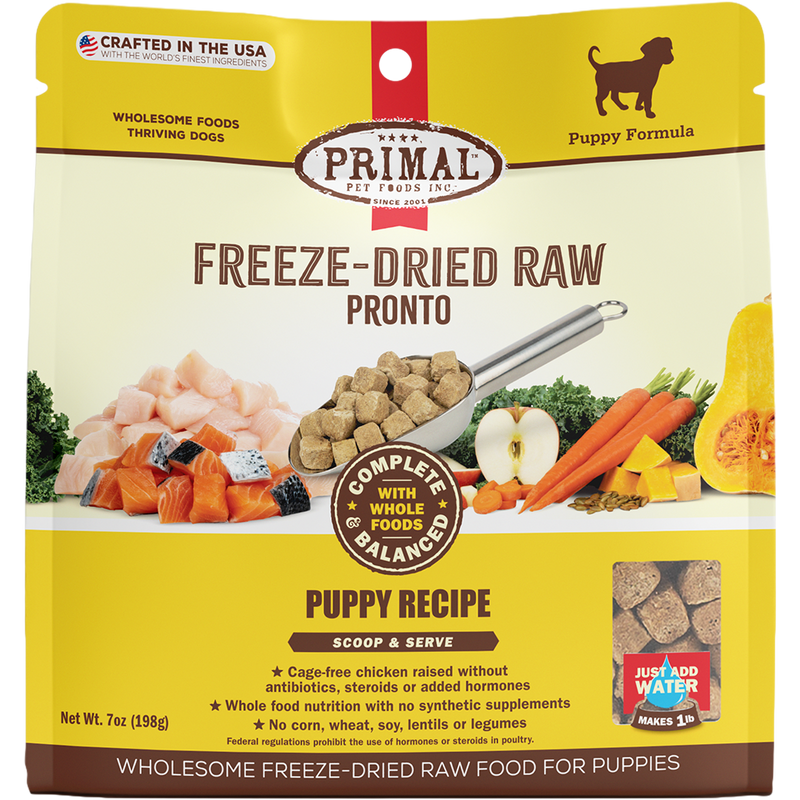 Primal Canine Freeze-Dried Raw Pronto Puppy Formula 7oz
