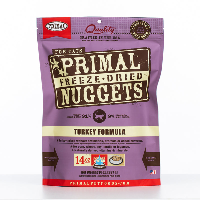 Primal Cat Freeze-Dried Turkey Formula 14oz
