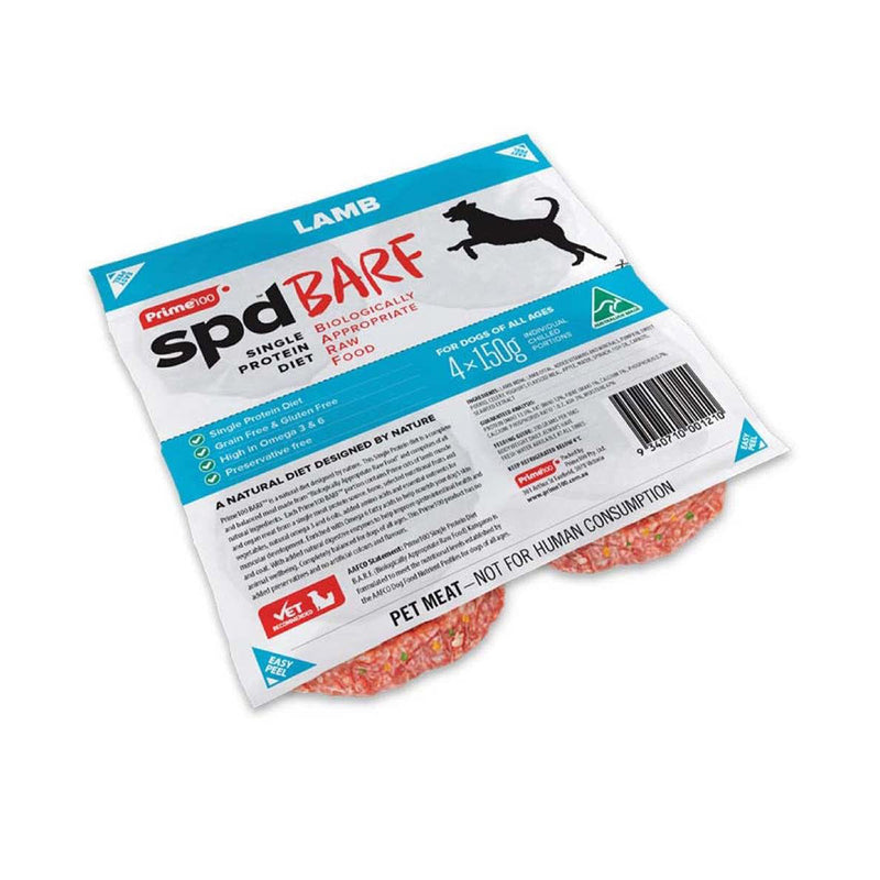 Prime100 Dog SPD Barf - Lamb 600g