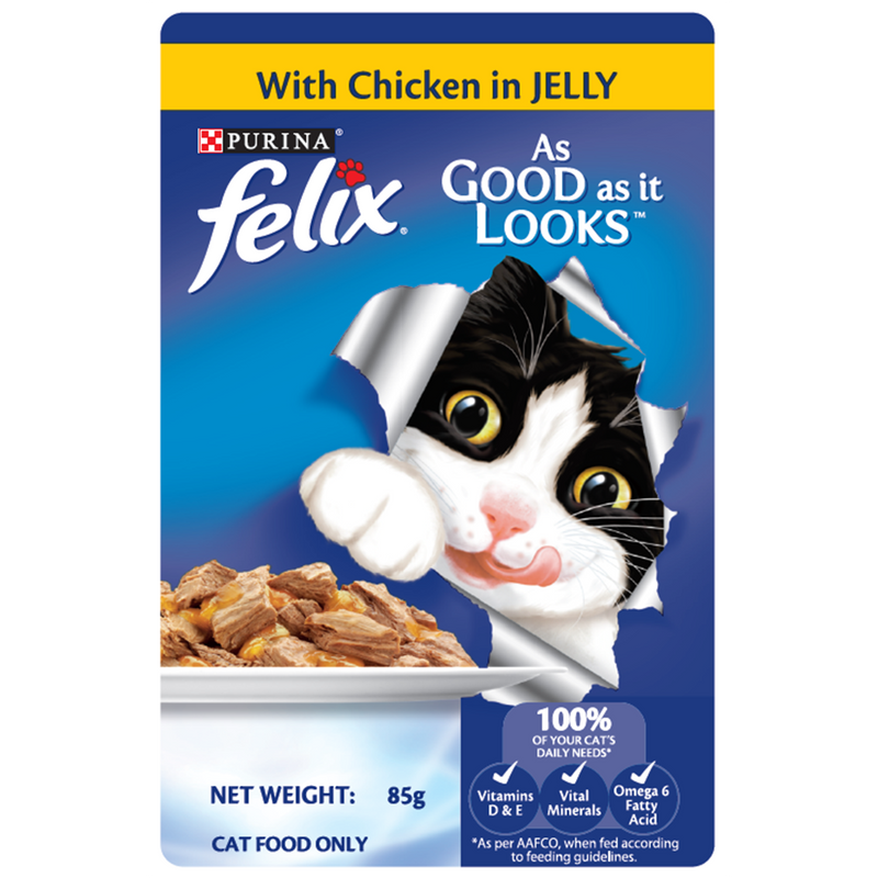 Purina Cat Felix Chicken in Jelly 85g