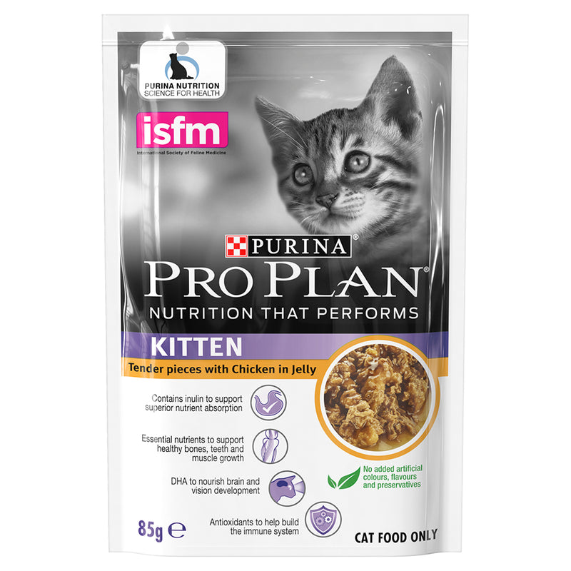 Purina Pro Plan Feline - Kitten Chicken in Jelly Wet Pouch 85g