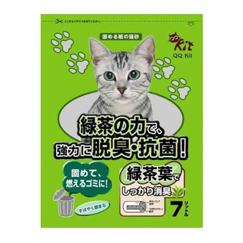 QQ Kit Paper Cat Litter Green Tea 7L