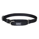 Red Dingo Dog Martingale Collar Black (20mm x 32-47cm)