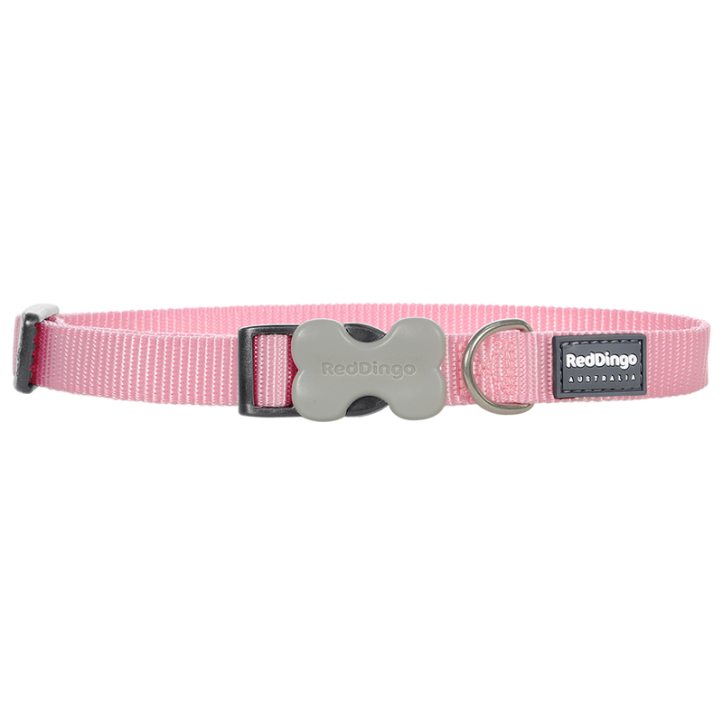 Red Dingo Dog Collar Pink (15mm x 24-36cm)
