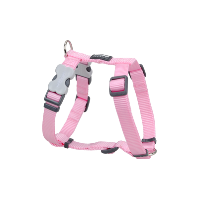 Red Dingo Dog Plain Harness Classic - Large Pink