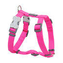 Red Dingo Dog Plain Harness Hot Pink M 20mm