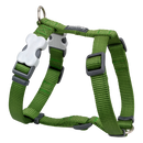 Red Dingo Dog Plain Harness Classic - Small Dark Green