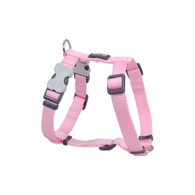 Red Dingo Dog Plain Harness Pink S 12mm
