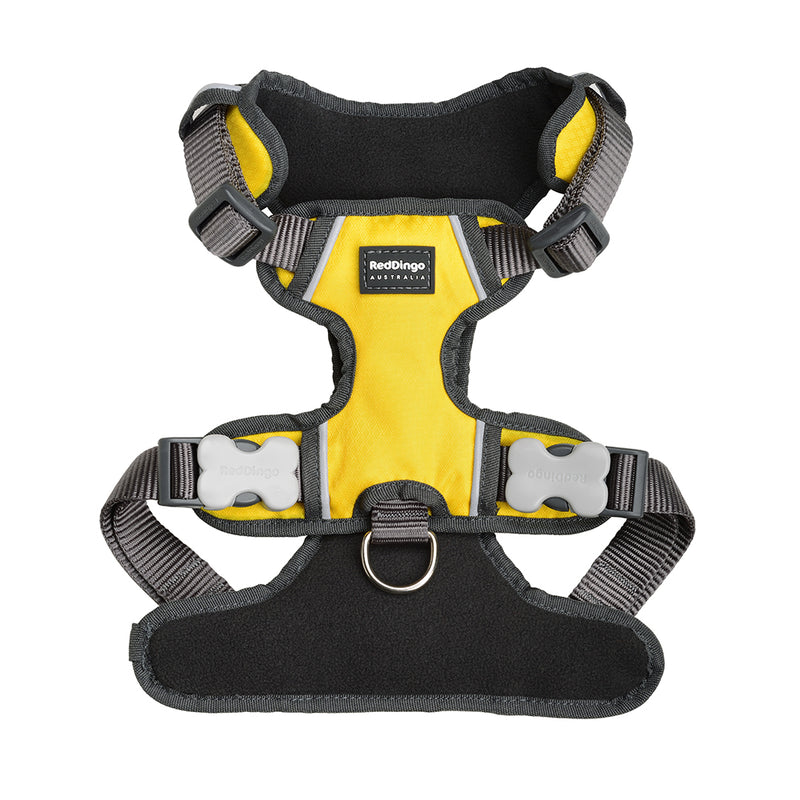 Red Dingo Padded Harness Yellow S