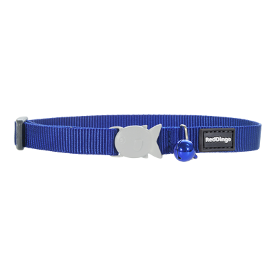 Red Dingo Cat Collar Classic Blue