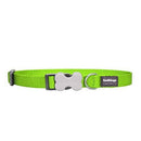 Red Dingo Dog Collar Lime Green S (12mm x 20-32cm)