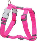 Red Dingo Dog Plain Harness Hot Pink L 25mm