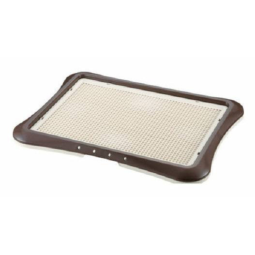 Richell Dog Training Step Tray Wide Dark Brown