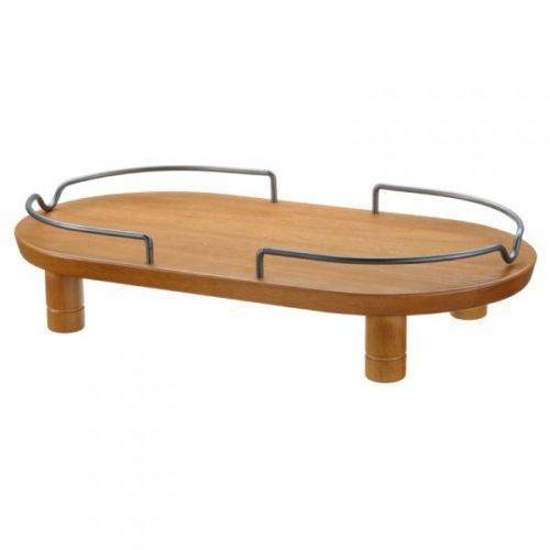 Richell Wooden Double Table Brown