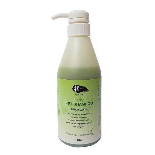 Roots Herbal Pet Shampoo Flea & Tick Control Pump 500ml