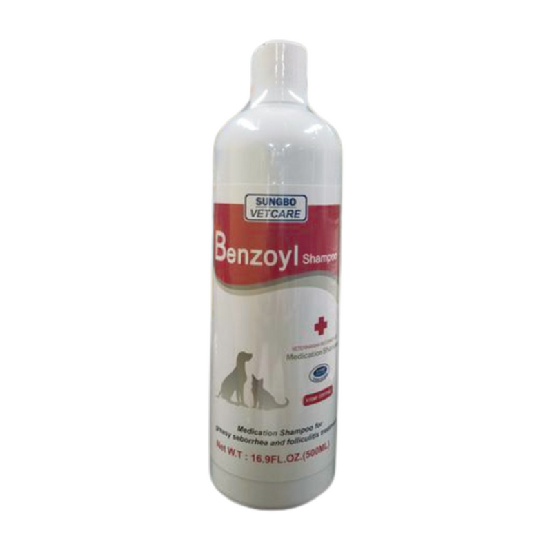 SB Vetcare Benzoyl Shampoo 500ml