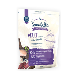 Sanabelle Cat Adult Ostrich 400g