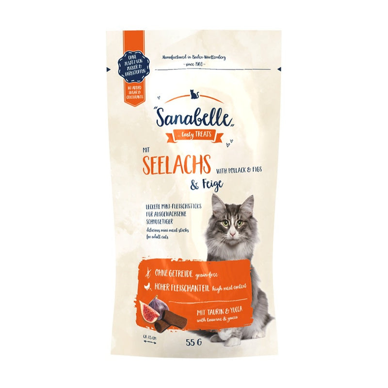 Sanabelle Cat Snack Pollack & Figs 55g