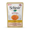 Schesir Nature Pouch Wild Pink Salmon and Carrot Soup For Cat 85g