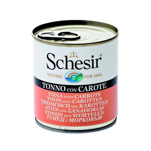 Schesir Nature Tuna with Carrots For Dogs 285g