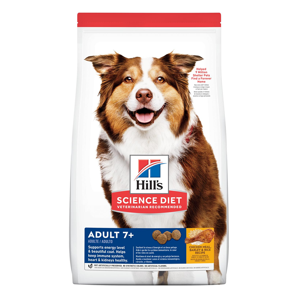 Hill's Science Diet Canine Mature Adult 7+ Chicken Meal, Barley Brow