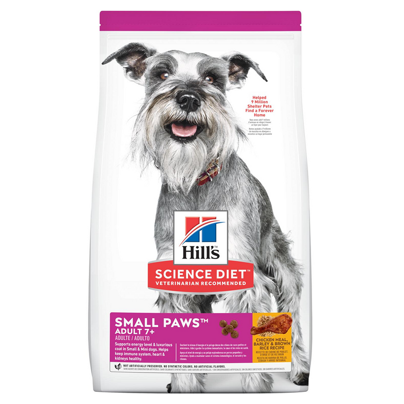 Hill's Science Diet Canine Mature Adult 7+ Small & Toy Breed Small Paws 15.5lb