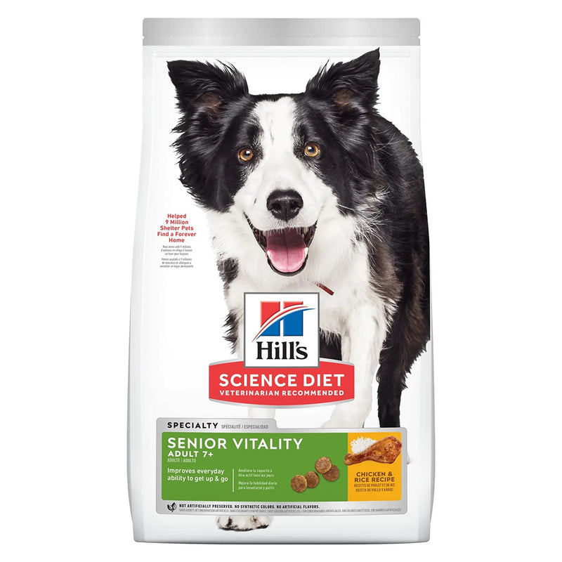 Hill's Science Diet Canine Mature Adult 7+ Youthful Vitality Chicken & Rice 3.5lb
