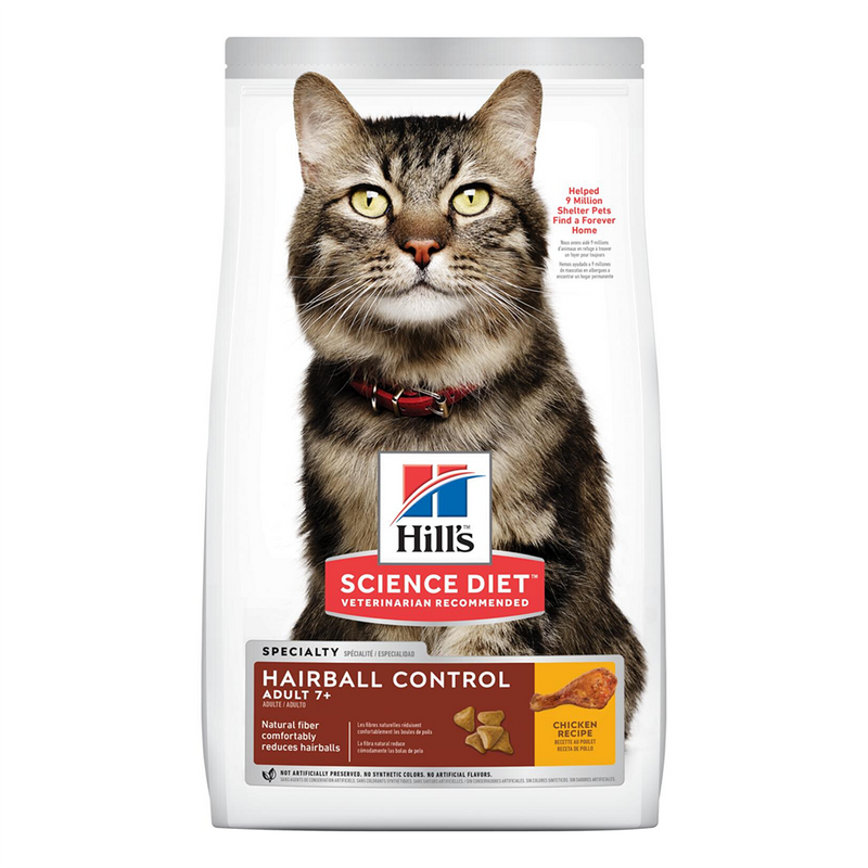 Hill's Science Diet Feline Adult Hairball Control 3.5lb