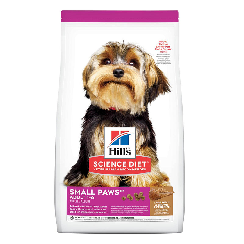 Hill's Science Diet Canine Adult Lamb & Rice Small Paws 4.5lb