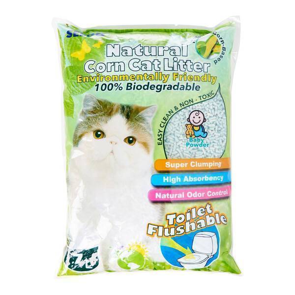 Seedo Natural Corn Cat Litter Baby Powder 7L