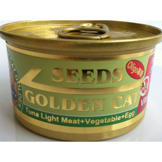 Seeds Golden Cat Tuna + Veg + Egg 80g