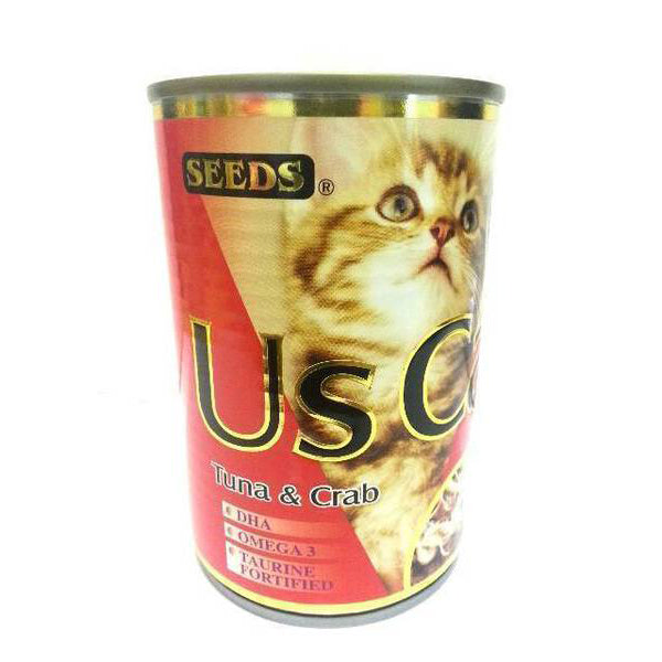 Seeds Us Cat Tuna & Crab 400g