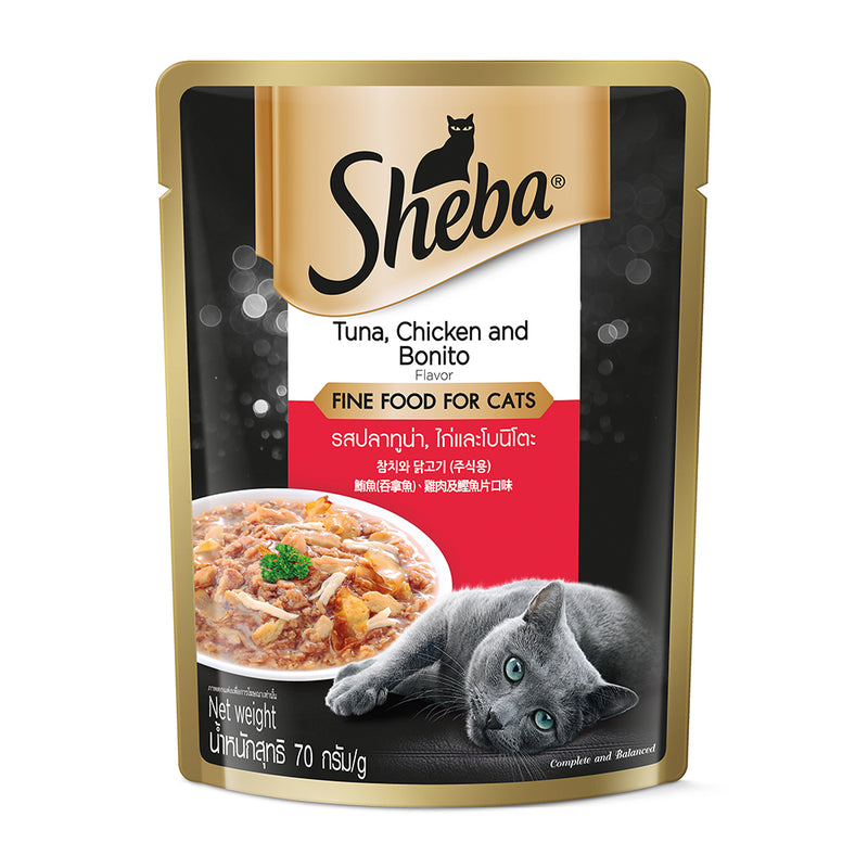 Sheba Pouch Cat Tuna & Chicken 70g