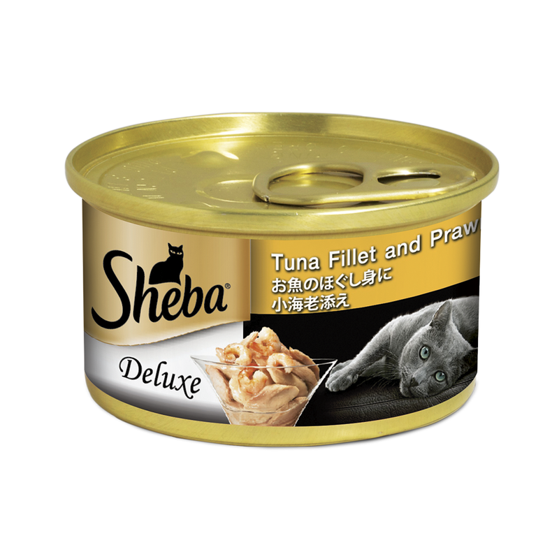 Sheba Tuna with Prawn in Jelly 85g