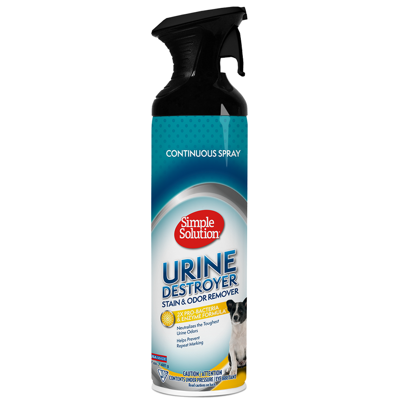 Simple Solution Urine Destroyer Stain & Odor Remover Continuous Spray 17oz