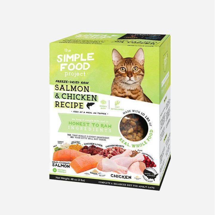 The Simple Food Project Cat Freeze-Dried Raw Salmon & Chicken 1.36kg