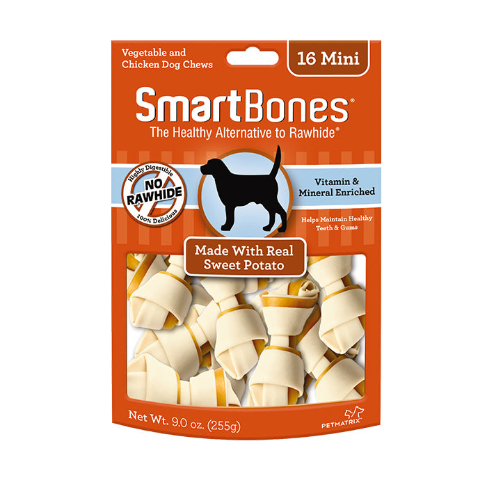 SmartBones Sweet Potato Mini 16pcs