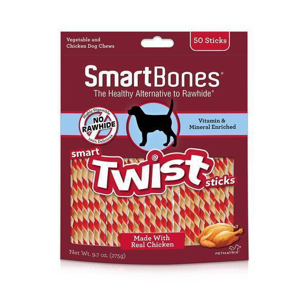 SmartBones Smart Twist Sticks Chicken 50pcs